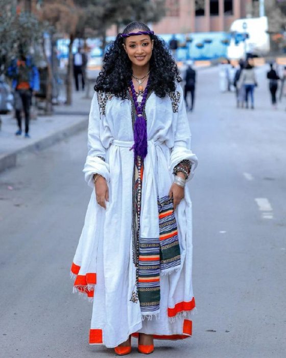 Amleset-muchie-Ethiopian-Celebrities-Best-Dressed-Habesha Kemis-for-2022